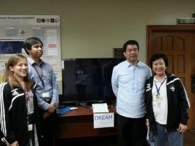 Senator Koko Pimentel poses with DREAMers