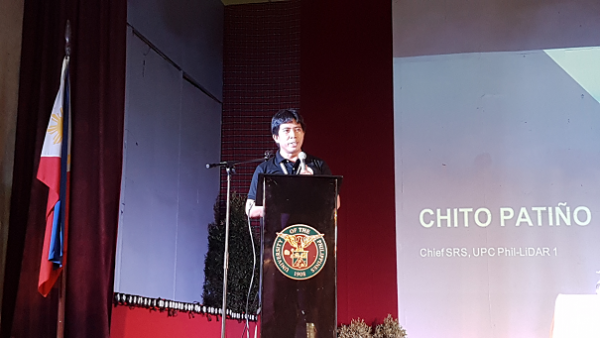 Chito Patiño, UP Cebu Phil-LiDAR 1 Chief Science Research Specialist